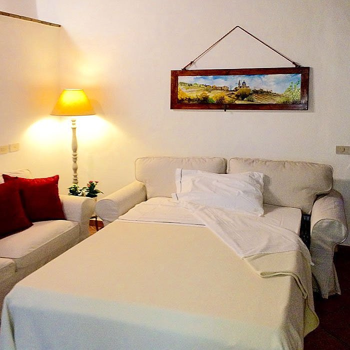 living room wide spacious comfortable double sofa bed