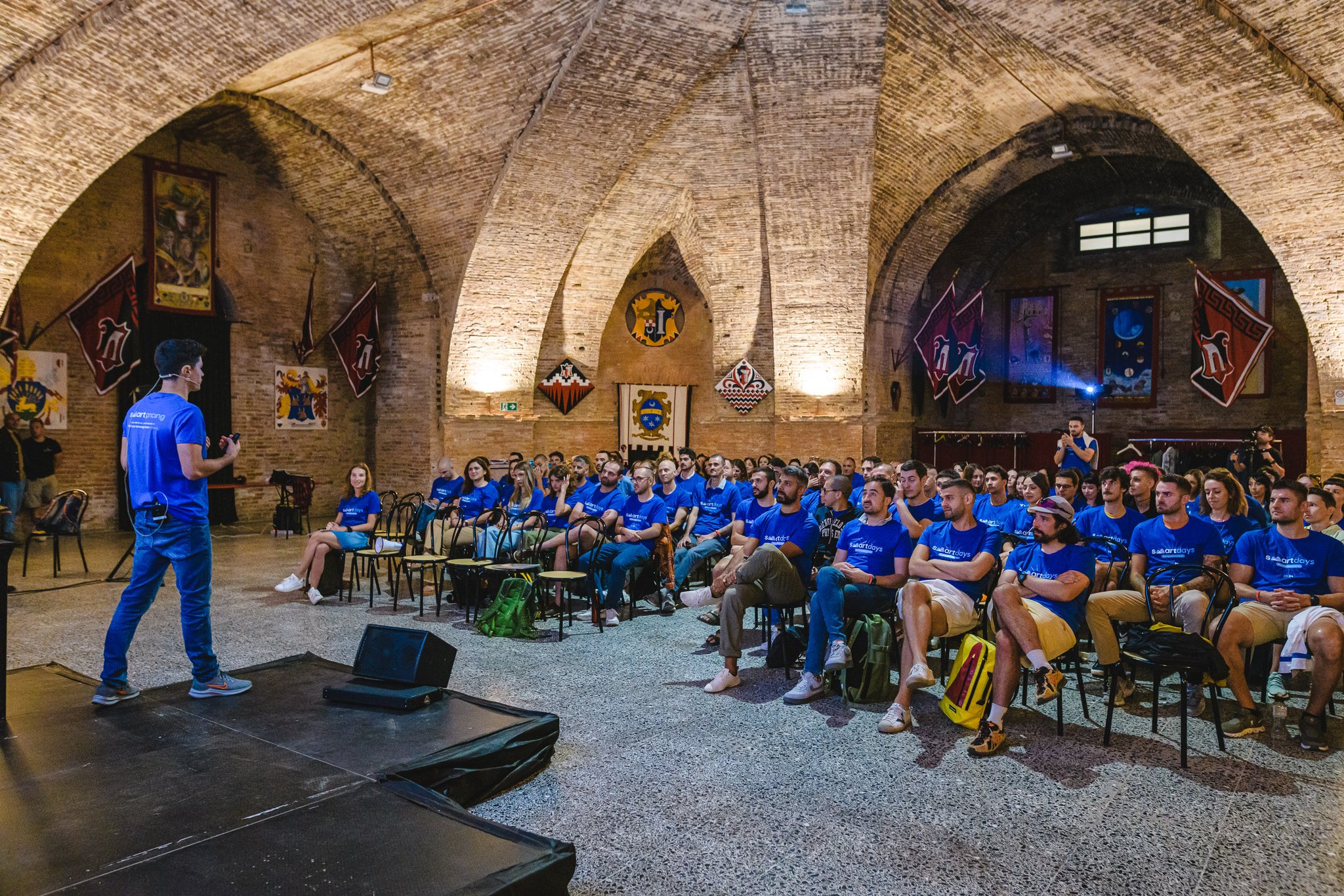 All-hands celebration in Tuscany